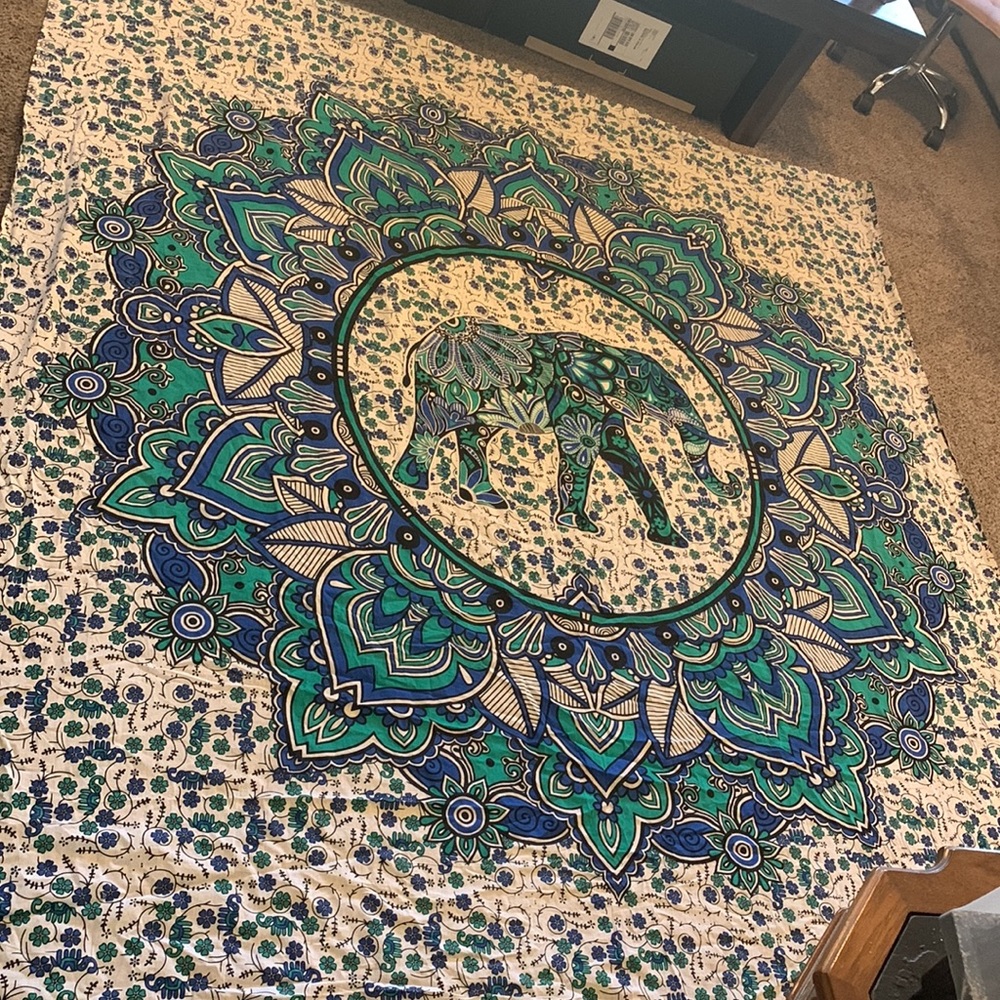 Elephant Mandala Tapestry - Picture 2 of 5